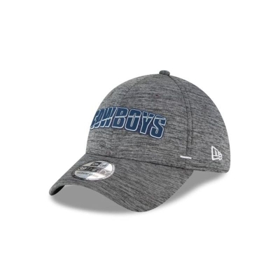 Grey Dallas Cowboys Hat - New Era NFL Summer Sideline 39THIRTY Stretch Fit Caps USA9016432